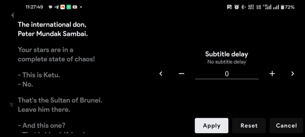 Subtitles Out of Sync